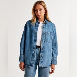 Abercrombie Oversized Denim Shirt